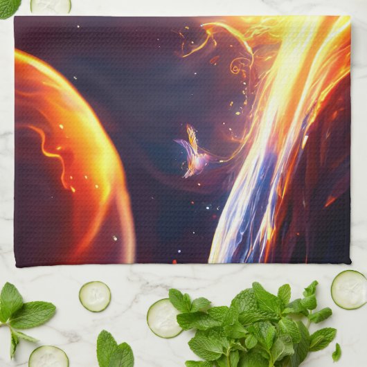 Brandwasserraum Geschirrtuch (Gefaltet)