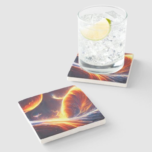 Brandwasserraum Steinuntersetzer (Seitenansicht)