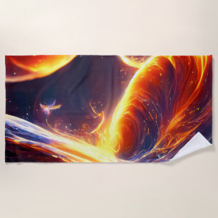 Brandwasserraum Strandtuch