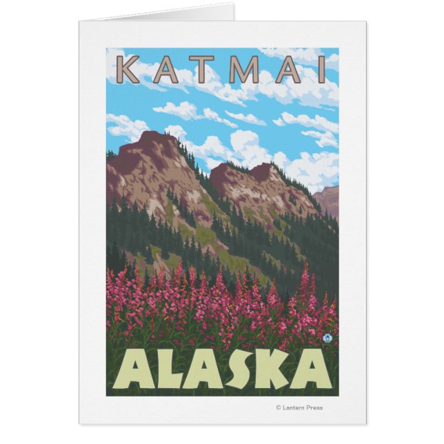 Brandweed & Mountains - Katmai, Alaska (Vorne)