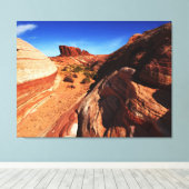 Brandwelle 4 Valley Fire Overton Nevada Landschaft Leinwanddruck (Insitu (Holzboden))