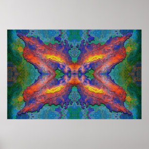 Brandwinge auf breiter Basis Poster