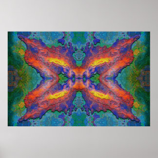 Brandwinge auf breiter Basis Poster