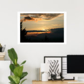 Brandwolken Poster (Heimbüro)