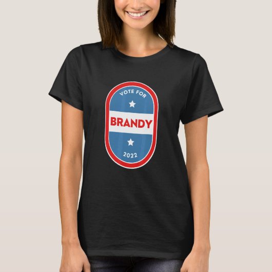Brandy Bartender Political Election Parody 2022 T-Shirt (Vorderseite)