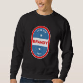 Brandy  Bartender Political Election Parody 2024 Sweatshirt (Vorderseite)