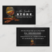 Brandy / Cigars Store Visitenkarte (Vorne/Hinten)