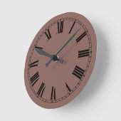 Brandy Solid Color Runde Wanduhr (Winkel)