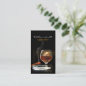 Brandy/Zigarrengeschäft Visitenkarte (Stehend Vorderseite)