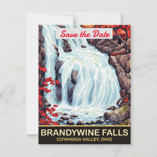 Brandywine Falls, Cuyahoga Valley, Ohio Save The Date