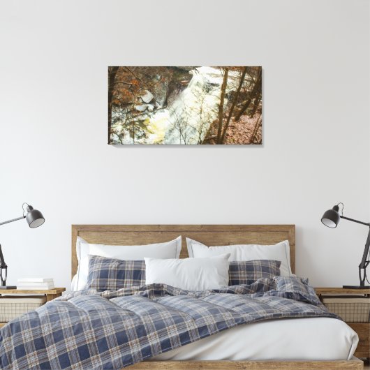 Brandywine Falls in Winter, Ohio Leinwanddruck (Insitu (Schlafzimmer))