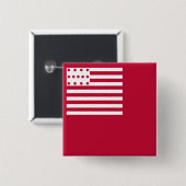 Brandywine-Flagge Button (Vorne & Hinten)