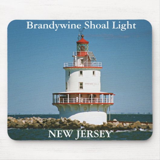 Brandywine Shoal Light, New Jersey Mousepad (Vorne)