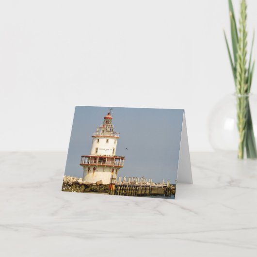 Brandywine Shoal Lighthouse Karte (Vorderseite)