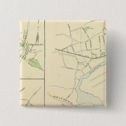 Branford, Cheshire, N Haven Button (Vorderseite)