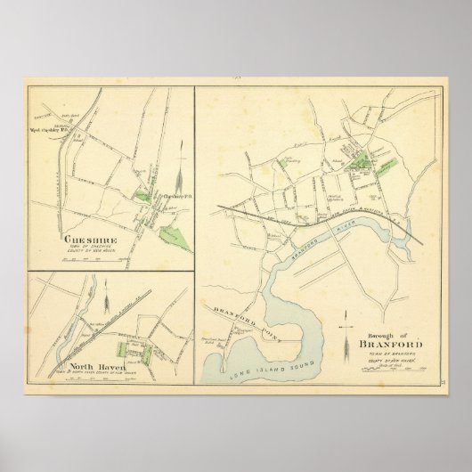 Branford, Cheshire, N Haven Poster (Vorne)
