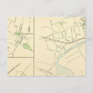 Branford, Cheshire, N Haven Postkarte