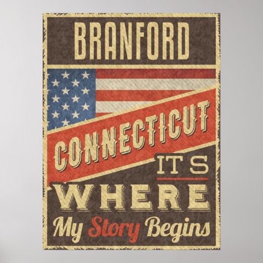 Branford Connecticut Poster (Vorne)
