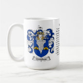Branham Familien-Wappen Kaffeetasse (Links)