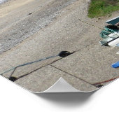 Branscombe Beach Poster (Ecke)