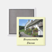 Branscombe Village Devon Magnet (Vorderseite/Rückseite)