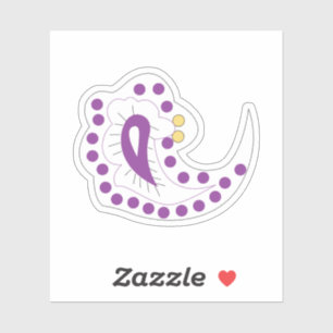 Bransoletka z serduszkiem Style, Light Eggplant Aufkleber