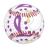 Bransoletka z serduszkiem Style, Light Eggplant Baseball (Vorderseite)