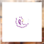 Bransoletka z serduszkiem Style, Light Eggplant Fensteraufkleber (Blatt 2)