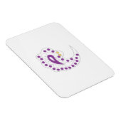 Bransoletka z serduszkiem Style, Light Eggplant Magnet (Rechte Seite)