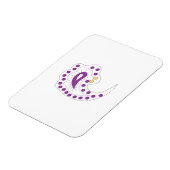 Bransoletka z serduszkiem Style, Light Eggplant Magnet (Linke Seite)