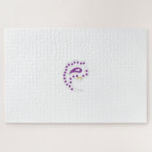 Bransoletka z serduszkiem Style, Light Eggplant Puzzle (Horizontal)