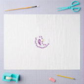 Bransoletka z serduszkiem Style, Light Eggplant Seidenpapier (Basteln)