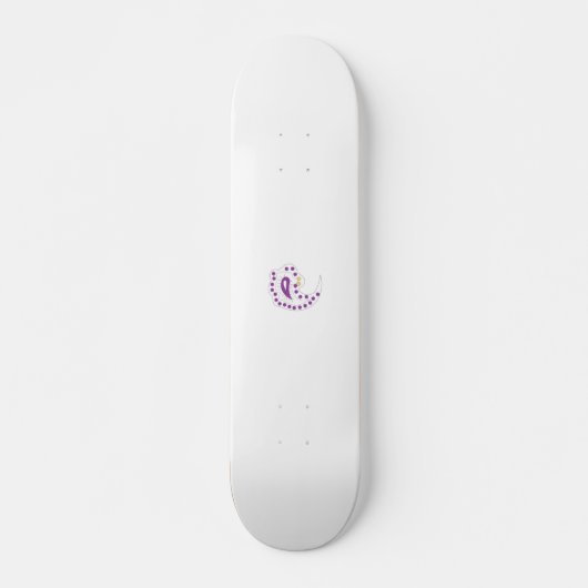 Bransoletka z serduszkiem Style, Light Eggplant Skateboard (Vorne)