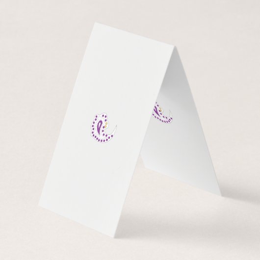 Bransoletka z serduszkiem Style, Light Eggplant Visitenkarten (Vorderseite)