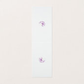 Bransoletka z serduszkiem Style, Light Eggplant Visitenkarten (Außenseite Aufgefaltet)