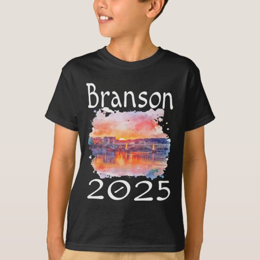 Branson 2025 Matching Family Vacation Group Getawa T-Shirt (Vorderseite)