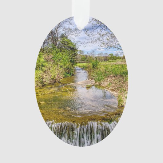 Branson Fall Creek Stream Ornament (Vorderseite)