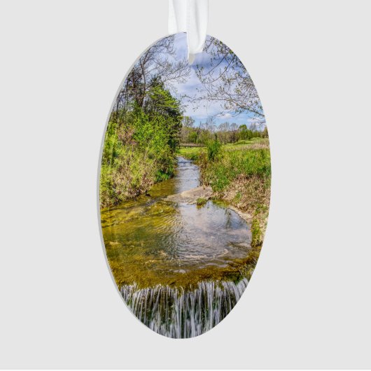 Branson Fall Creek Stream Ornament (Vorderseite)