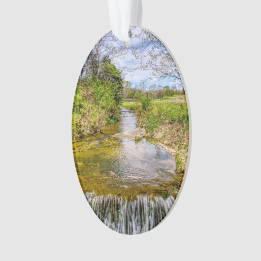 Branson Fall Creek Stream Ornament (Vorderseite)