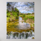 Branson Fall Creek Stream Poster (Vorne)