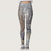 Branson Fall Creek Winter Snow Painterly Leggings (Vorderseite)