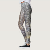 Branson Fall Creek Winter Snow Painterly Leggings (Links)