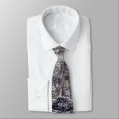 Branson Fall Creek Winter Snow Painterly Neck Tie Krawatte (Gebunden)