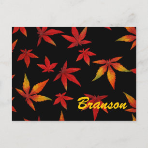 Branson Missouri Autumn Leaves Postcard Postkarte