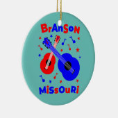 Branson Missouri Family Vacation Guitar Keramik Ornament (Rechts)