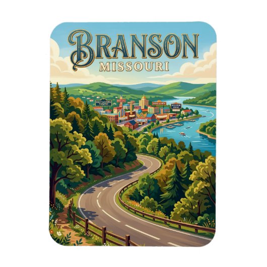 Branson (Missouri) Magnet (Vertikal)