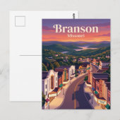 Branson Missouri Postkarte (Vorne/Hinten)
