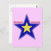 BRANSON MISSOURI POSTKARTE (Vorne/Hinten)