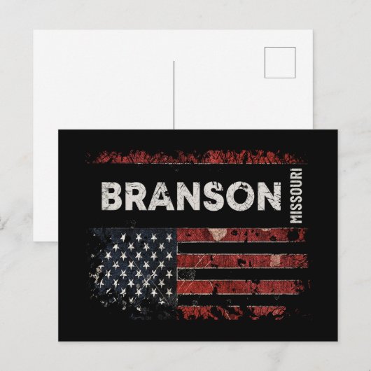 Branson Missouri Postkarte (Vorne/Hinten)