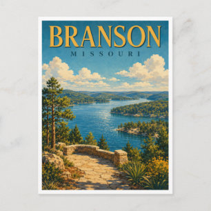 Branson Missouri Table Rock GeoSaga Postkarte